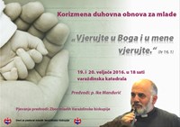Korizmena duhovna obnova za mlade koju predvodi p. Ike Mandurić, isusovac